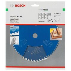 Bosch Kreissägeblatt Expert for Wood, 190 x 20 x 2,6 mm, 48 (2 608 644 045), image 