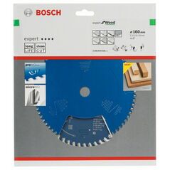 Bosch Kreissägeblatt Expert for Wood, 160 x 20 x 2,2 mm, 48 (2 608 644 018), image 
