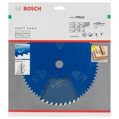 Bosch Kreissägeblatt Expert for Wood, 225 x 30 x 2,6 mm, 48 (2 608 644 090), image 