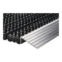 Fußmatte Alu-Anlaufkante schwarz/silber PP/Alu L430xB750xS22mm, image 