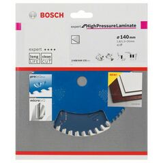 Bosch Kreissägeblatt Expert for High Pressure Laminate, 140 x 20 x 1,8 mm, 42 (2 608 644 131), image 