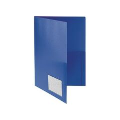 FolderSys Broschürenmappe 10008-40 DIN A4 PP Klarsichttasche blau, image 