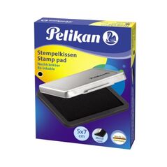 Pelikan Stempelkissen 331066 Gr.3 5x7cm Metallic-Gehäuse schwarz, image 