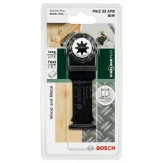 Bosch Starlock BIM Tauchsägeblatt PAIZ 32 APB Wood and Metal, 60 x 32 mm (2 609 256 D54), image 