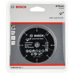 Bosch Trennscheibe Carbide Multi Wheel, 76 x 10 x 1 mm (2 608 623 011), image 