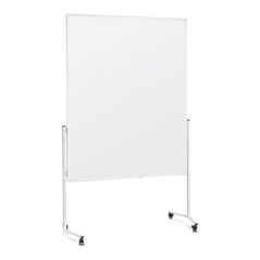 Magnetoplan Moderationstafel mit weißem Rahmen, einteilig, Karton weiß, 1200 x 1500 mm, image 