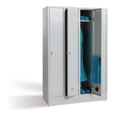 Bedrunka+Hirth Garderobenschrank 2 Abteile mit Zylinderschloß, image 