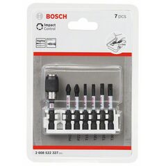 Bosch Schrauberbit-Set Impact Control, 7-teilig, PH2, PZ2, T15, T20, T25,T30, 50 mm (2 608 522 327), image 