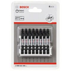 Bosch Doppelklingen Schrauberbit-Set Impact Control, 8-teilig, T25-T25, 65 mm (2 608 522 340), image 