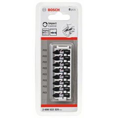 Bosch Schrauberbit-Set Impact Control, 8-teilig, 8 x PZ2, 25 mm (2 608 522 325), image 
