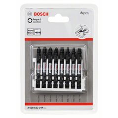 Bosch Doppelklingen Schrauberbit-Set Impact Control, 8-teilig, diverse, 65 mm (2 608 522 344), image 