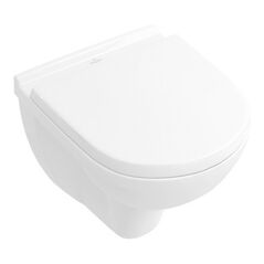 Villeroy & Boch Wand-WC Compact O.NOVO tief, 360 x 490 mm, spülrandlos, DirectFlush weiß, image 