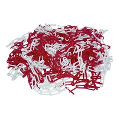 Schake Absperrkette aus Stahl 5mm geschweißt, verzinkt, rot/weiß, beschichtet 10m, image 