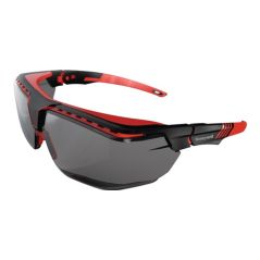 Schutzbrille Avatar OTG Bügel schwarz/rot,Scheibe grau PC HONEYWELL, image 