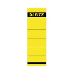 Leitz Ordneretikett 16420015 kurz/breit Papier gelb 10 St./Pack., image 