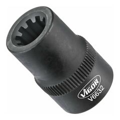 VIGOR Steckschlüssel-Einsatz V6632 Vierkant (3/8 Zoll) Rillenprofil, image 