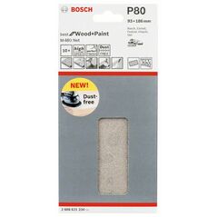 Bosch Schleifblatt M480 Net, Best for Wood and Paint, 93 x 186 mm, 80, 10er-Pack (2 608 621 234), image 