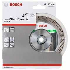 Bosch Diamanttrennscheibe Best for Hard Ceramic, 115 x 22,23 x 1,4 x 10 mm (2 608 615 076), image 