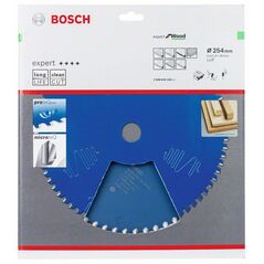 Bosch Kreissägeblatt Expert for Wood, 254 x 30 x 2,6 mm, 54 (2 608 644 342), image 