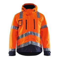 Blakläder Warnschutz-Funktionsjacke, orange / marineblau, Unisex-Größe: L, image 