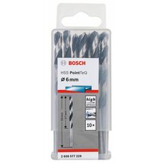 Bosch Metallspiralbohrer HSS PointTeQ, DIN 338, 6,0 mm, 10er-Pack (2 608 577 228), image 