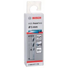 Bosch Metallspiralbohrer HSS PointTeQ, DIN 338, 1,0 mm, 10er-Pack (2 608 577 178), image 