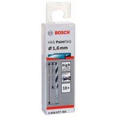 Bosch Metallspiralbohrer HSS PointTeQ, DIN 338, 1,6 mm, 10er-Pack (2 608 577 184), image 