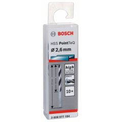 Bosch Metallspiralbohrer HSS PointTeQ, DIN 338, 2,6 mm, 10er-Pack (2 608 577 194), image 
