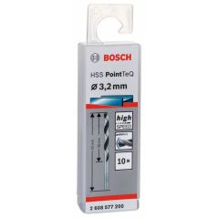 Bosch Metallspiralbohrer HSS PointTeQ, DIN 338, 3,2 mm, 10er-Pack (2 608 577 200), image 