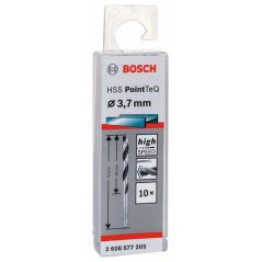 Bosch Metallspiralbohrer HSS PointTeQ, DIN 338, 3,7 mm, 10er-Pack (2 608 577 205), image 