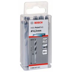 Bosch Metallspiralbohrer HSS PointTeQ, DIN 338, 4,3 mm, 10er-Pack (2 608 577 211), image 