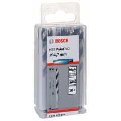 Bosch Metallspiralbohrer HSS PointTeQ, DIN 338, 4,7 mm, 10er-Pack (2 608 577 215), image 