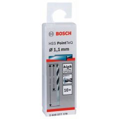 Bosch Metallspiralbohrer HSS PointTeQ, DIN 338, 1,1 mm, 10er-Pack (2 608 577 179), image 