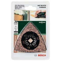 Bosch Carbide-RIFF Schleifteller AVZ 90 RT4, 90 mm, Körnung 40 (2 609 256 F02), image 