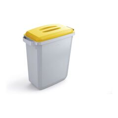 Durable Abfallbehälter DURABIN 60l Grau/Gelb, image 