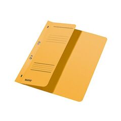 Leitz Ösenhefter 37400015 DIN A4 kfm. Heftung Karton gelb, image 