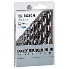 Bosch Metallspiralbohrer HSS-Set PointTeQ, DIN 338, 10-teilig (2 608 577 348), image 