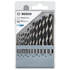 Bosch Metallspiralbohrer HSS-Set PointTeQ, DIN 338, 13-teilig (2 608 577 349), image 
