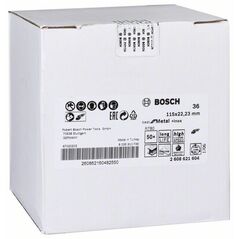 Bosch Fiberschleifscheibe R780 Best for Metal and Inox, 115 x 22,23 mm, 36 (2 608 621 604), image 