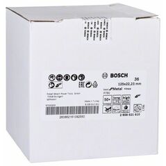 Bosch Fiberschleifscheibe R780 Best for Metal and Inox, 125 x 22,23 mm, 36 (2 608 621 610), image 