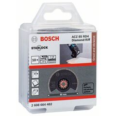 Bosch Diamant-RIFF Segmentsägeblatt ACZ 85 RD4, 85 mm, 10er-Pack (2 608 664 482), image 