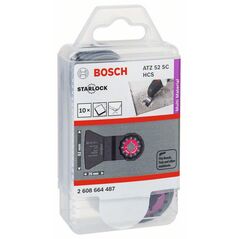 Bosch HCS Schaber ATZ 52 SC, biegesteif, 52 x 26 mm, 10er-Pack (2 608 664 487), image 