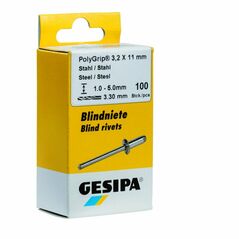 Gesipa Mini-Pack PolyGrip A2-Edelstahl 4,8 x 15, image 