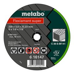 Metabo Flexiamant super 180x3,0x22,23 Stein, Trennscheibe, gerade Ausführung, image 