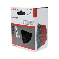 Bosch Topfbürste X-LOCK Clean for Metal, 75 mm, 0,3 mm, gewellter Stahldraht (2 608 620 725), image 