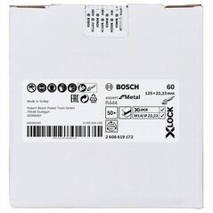 Bosch Fiberschleifscheibe R444 Expert for Metal, X-LOCK, 125 x 22,23 mm, K 60 (2 608 619 173), image 