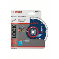 Bosch Diamanttrennscheibe X-LOCK Best for Metal 125 x 22,23 mm (2 608 900 533), image 