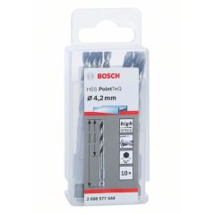 Bosch HSS-Spiralbohrer PointTeQ mit Sechskantschaft 10-teiliges Set 4,2 x 43 x 83 mm (2 608 577 544), image 