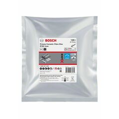 Bosch X-LOCK Prisma Ceramic Fiberscheibe, R782 Inox, 115 mm, 22,23 mm, G 120 (2 608 621 823), image 