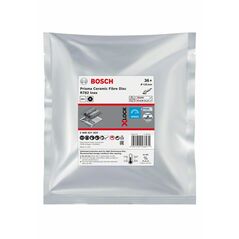 Bosch X-LOCK Prisma Ceramic Fiberscheibe, R782 Inox, 125 mm, 22,23 mm, G 36 (2 608 621 824), image 